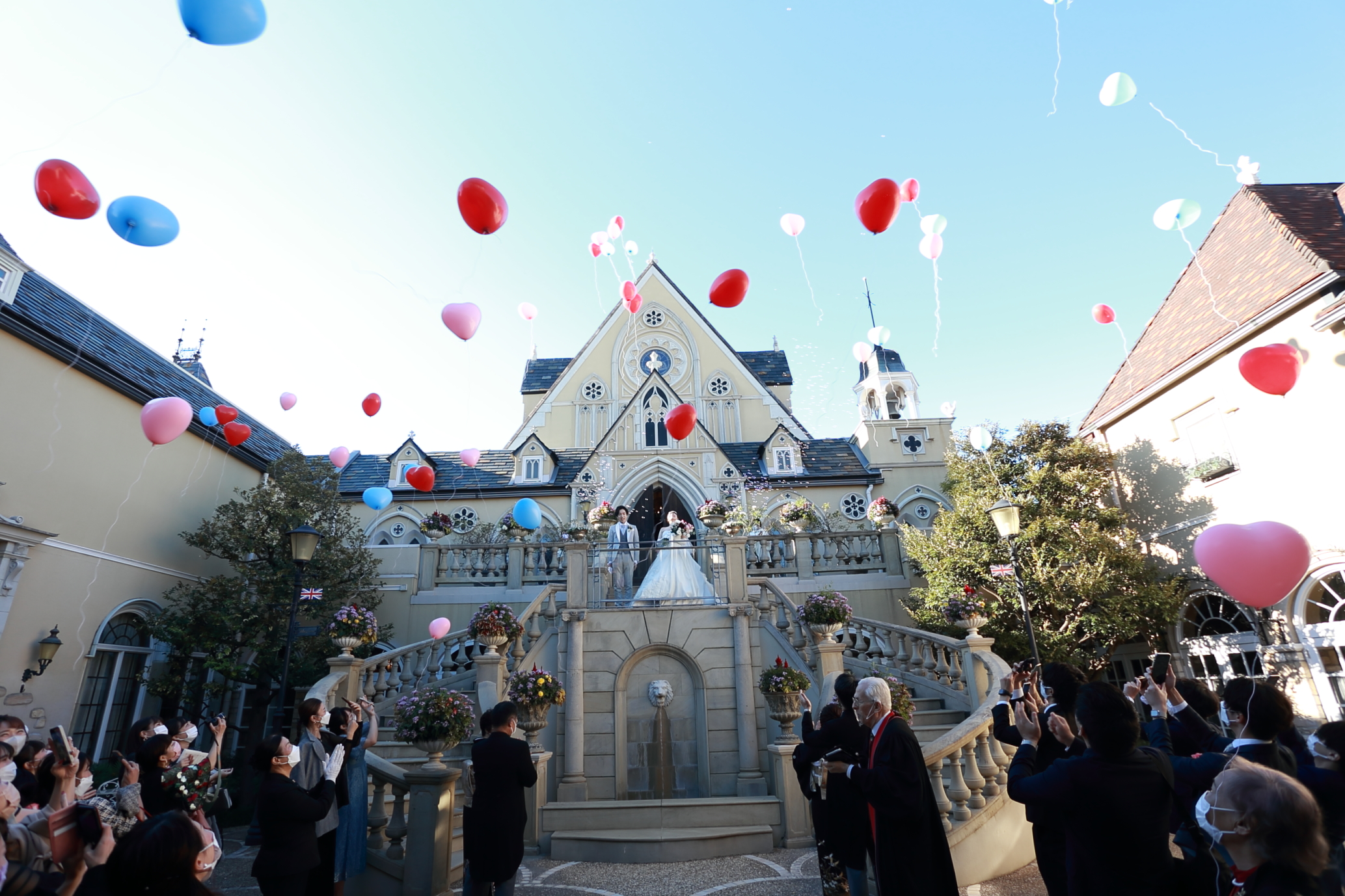 バルーンリリース　結婚式演出